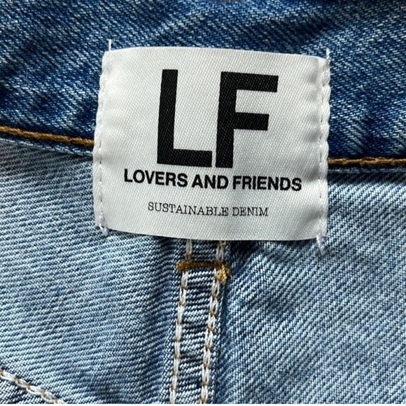 Lovers and Friends Devon High Rise 90s Cut Off Jean Shorts - Picture 7 of 12